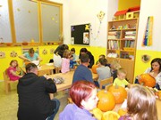 Veselé dýňování s rodiči